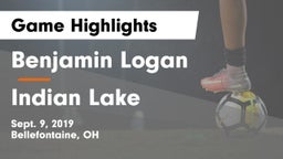 Benjamin Logan  vs Indian Lake  Game Highlights - Sept. 9, 2019