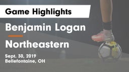 Benjamin Logan  vs Northeastern Game Highlights - Sept. 30, 2019