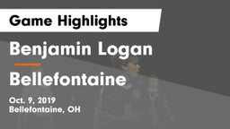 Benjamin Logan  vs Bellefontaine  Game Highlights - Oct. 9, 2019