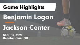 Benjamin Logan  vs Jackson Center  Game Highlights - Sept. 17, 2020