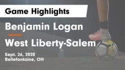 Benjamin Logan  vs West Liberty-Salem  Game Highlights - Sept. 26, 2020