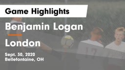 Benjamin Logan  vs London  Game Highlights - Sept. 30, 2020