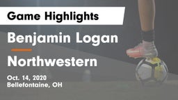 Benjamin Logan  vs Northwestern  Game Highlights - Oct. 14, 2020