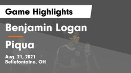 Benjamin Logan  vs Piqua  Game Highlights - Aug. 21, 2021