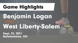 Benjamin Logan  vs West Liberty-Salem  Game Highlights - Sept. 25, 2021