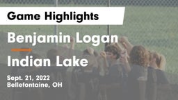 Benjamin Logan  vs Indian Lake  Game Highlights - Sept. 21, 2022