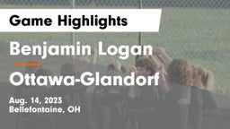 Benjamin Logan  vs Ottawa-Glandorf  Game Highlights - Aug. 14, 2023