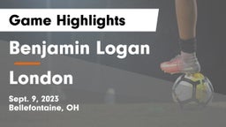 Benjamin Logan  vs London  Game Highlights - Sept. 9, 2023