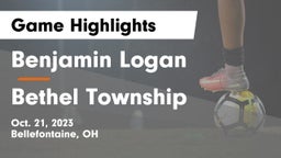 Benjamin Logan  vs Bethel Township  Game Highlights - Oct. 21, 2023