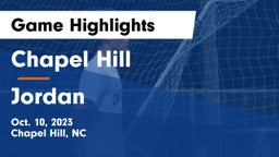 Chapel Hill  vs Jordan  Game Highlights - Oct. 10, 2023