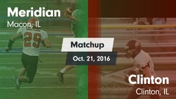 Matchup: Meridian vs. Clinton  2016