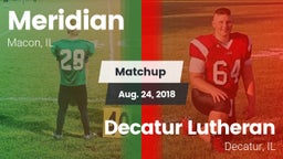 Matchup: Meridian vs. Decatur Lutheran  2018