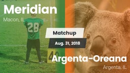Matchup: Meridian vs. Argenta-Oreana  2018