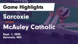 Sarcoxie  vs McAuley Catholic Game Highlights - Sept. 1, 2020
