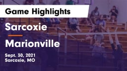 Sarcoxie  vs Marionville  Game Highlights - Sept. 30, 2021