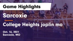 Sarcoxie  vs College Heights joplin mo Game Highlights - Oct. 16, 2021