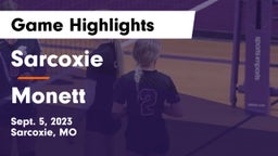 Sarcoxie  vs Monett Game Highlights - Sept. 5, 2023
