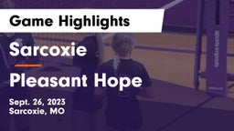 Sarcoxie  vs Pleasant Hope  Game Highlights - Sept. 26, 2023