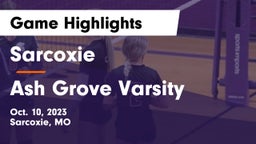 Sarcoxie  vs Ash Grove Varsity Game Highlights - Oct. 10, 2023
