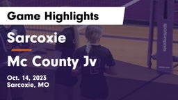 Sarcoxie  vs Mc County Jv Game Highlights - Oct. 14, 2023