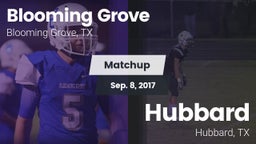 Matchup: Blooming Grove vs. Hubbard  2017