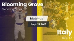 Matchup: Blooming Grove vs. Italy  2017