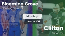 Matchup: Blooming Grove vs. Clifton  2017