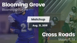 Matchup: Blooming Grove vs. Cross Roads  2018