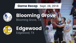 Recap: Blooming Grove  vs. Edgewood  2018