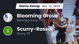 Recap: Blooming Grove  vs. Scurry-Rosser  2018