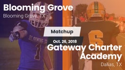 Matchup: Blooming Grove vs. Gateway Charter Academy  2018