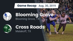 Recap: Blooming Grove  vs. Cross Roads  2019