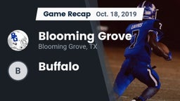 Recap: Blooming Grove  vs. Buffalo 2019