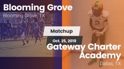 Matchup: Blooming Grove vs. Gateway Charter Academy  2019