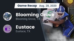 Recap: Blooming Grove  vs. Eustace  2020