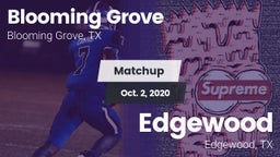 Matchup: Blooming Grove vs. Edgewood  2020