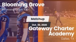 Matchup: Blooming Grove vs. Gateway Charter Academy  2020