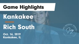 Kankakee  vs Rich South  Game Highlights - Oct. 16, 2019