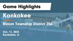 Kankakee  vs Bloom Township  District 206 Game Highlights - Oct. 11, 2022