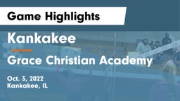 Kankakee  vs Grace Christian Academy  Game Highlights - Oct. 3, 2022