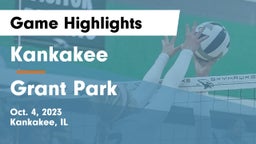Kankakee  vs Grant Park Game Highlights - Oct. 4, 2023