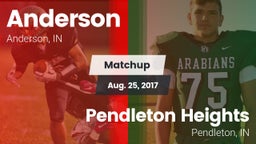 Matchup: Anderson vs. Pendleton Heights  2017