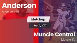 Matchup: Anderson vs. Muncie Central  2017
