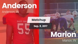 Matchup: Anderson vs. Marion  2017
