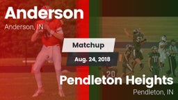 Matchup: Anderson vs. Pendleton Heights  2018