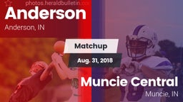 Matchup: Anderson vs. Muncie Central  2018