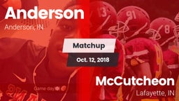 Matchup: Anderson vs. McCutcheon  2018