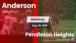 Matchup: Anderson vs. Pendleton Heights  2019