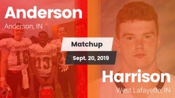 Matchup: Anderson vs. Harrison  2019