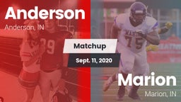 Matchup: Anderson vs. Marion  2020